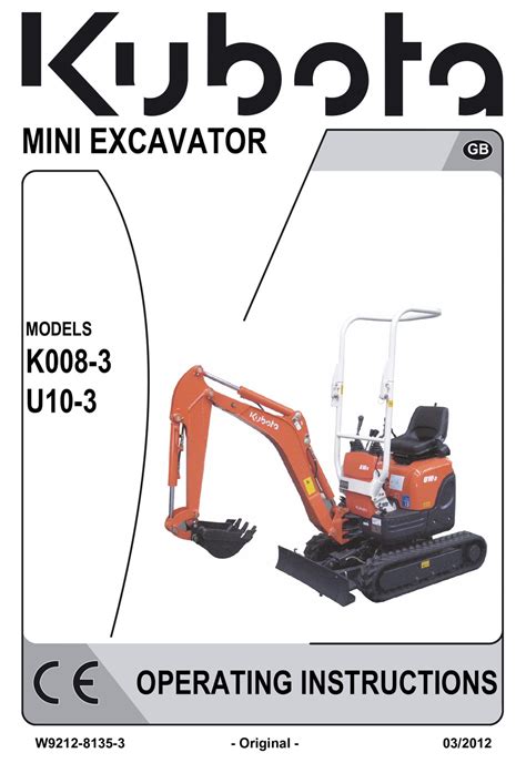 kubota k008 manual